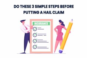 Roof With Hail Damage Insurance Claim